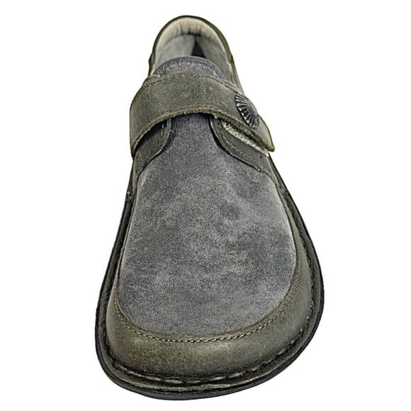 ALEGRIA Women’s Brenna Gray Suede Leather Loafer Size EU 37 US 6.5 New - Picture 2 of 10